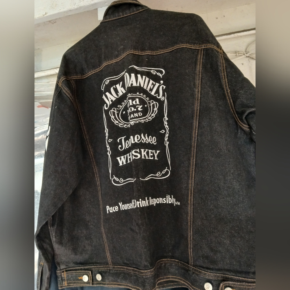 Jack Daniel's Black Denim Jacket